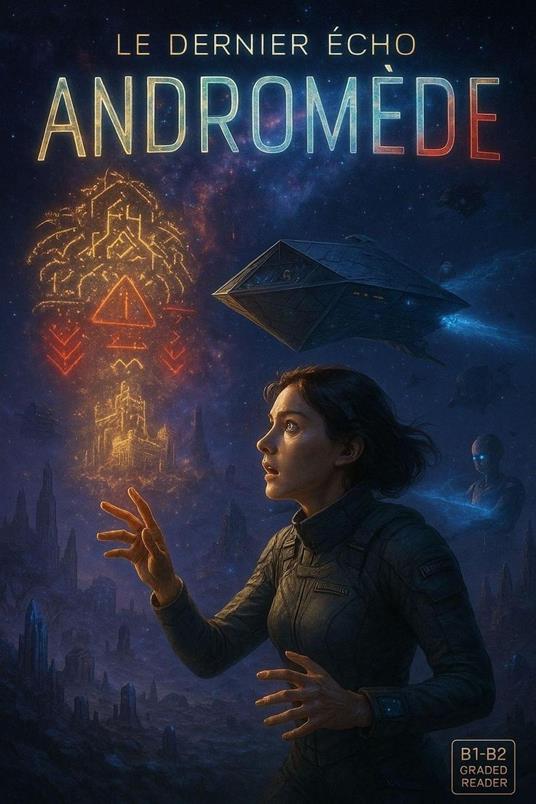 Le Dernier Écho Andromède - Lecture en français : Un voyage interstellaire pour apprenants de niveau intermédiaire (B1-B2) - Victor Ironcrusher - ebook