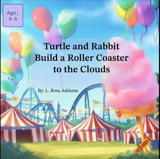 Turtle and Rabbit Build a Roller Coaster to the Clouds - L. Rosa Addams - ebook