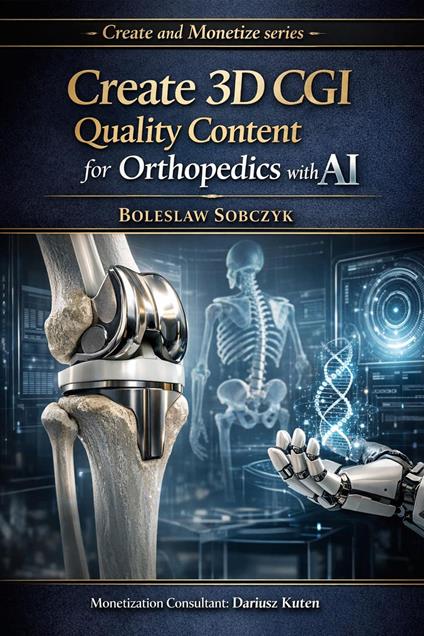 Create 3D CGI Quality Content for Orthopedics with AI