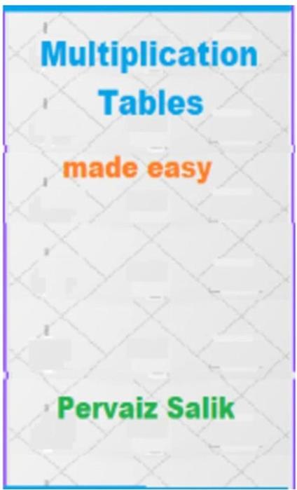 Multiplication Tables Made Easy