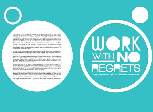Work With No Regrets: Everything that gets you sacked makes you feel alive