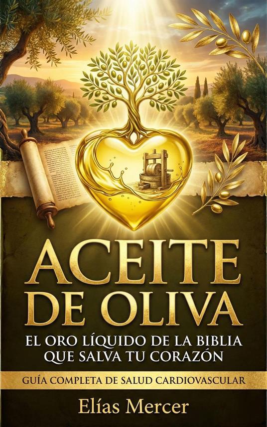 Aceite de oliva: El Oro Líquido De La Biblia Que Salva Tu Corazón - Guía Completa De Salud Cardiovascular
