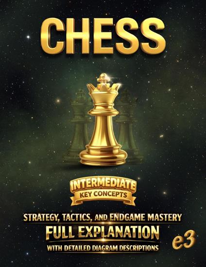 CHESS : Intermediate (Key Concepts) ; Strategy, Tactics, and Endgame Mastery; Full Explanation With Detailed Diagram Descriptions