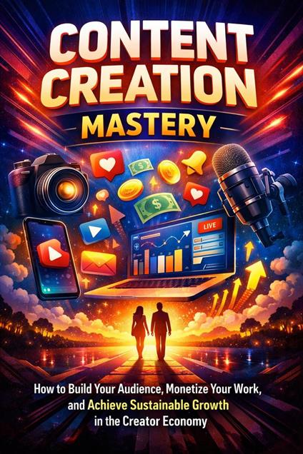 Content Creation Mastery: How to Build Your Audience, Monetize Your Work, and Achieve Sustainable Growth in the Creator Economy