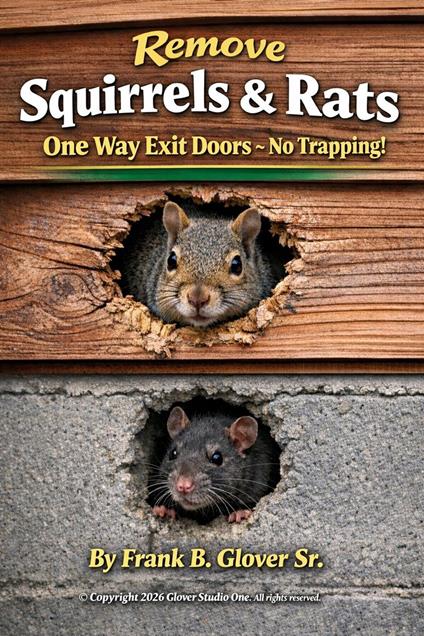 Remove Squirrels & Rats, One Way Exit Doors, No Trapping!