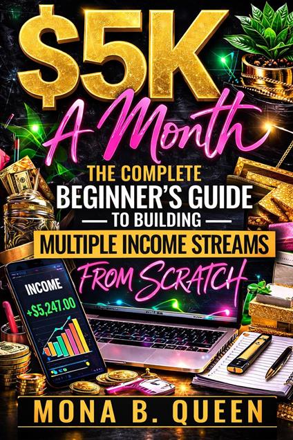 $5K a Month: The Complete Beginner's Guide to Building Multiple Income Streams from Scratch