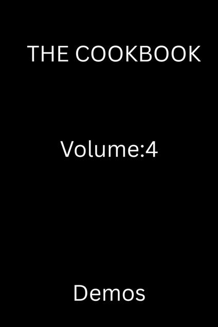 The Cookbook Volume:4