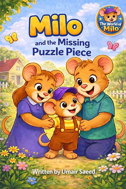Milo and the Missing Puzzle Piece: A Gentle Problem-Solving Picture Book for Ages 3–6 - Umair Saeed - ebook