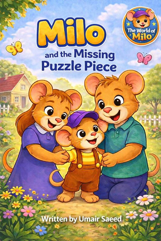 Milo and the Missing Puzzle Piece: A Gentle Problem-Solving Picture Book for Ages 3–6 - Umair Saeed - ebook