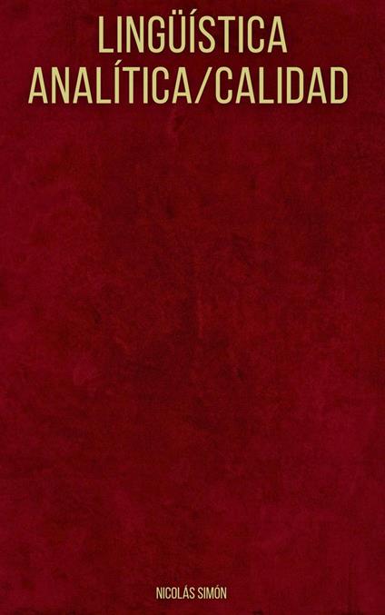 Lingüística analítica/calidad