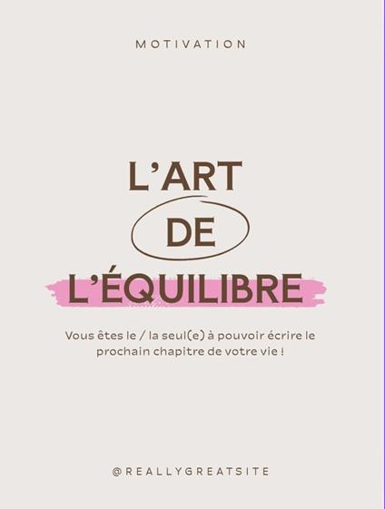 L’ART DE L'ÉQUILIBRE - Georges Fleury - ebook