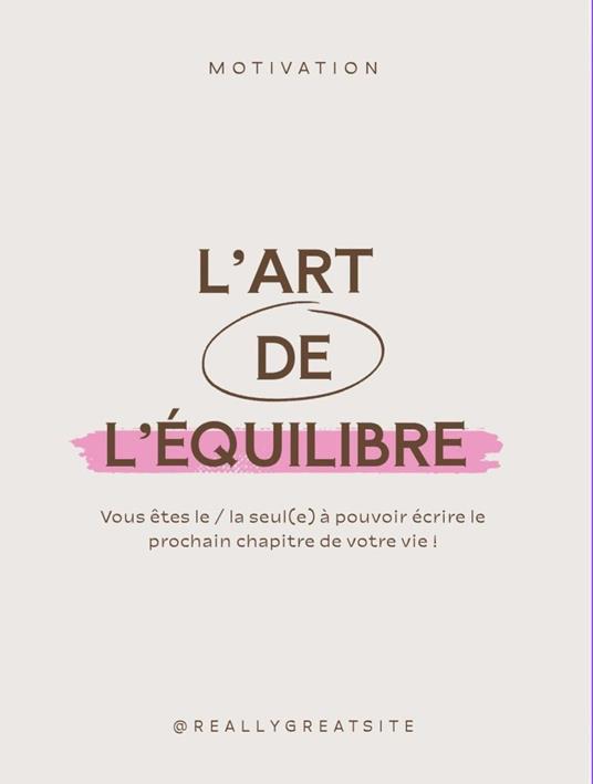L’ART DE L'ÉQUILIBRE - Georges Fleury - ebook