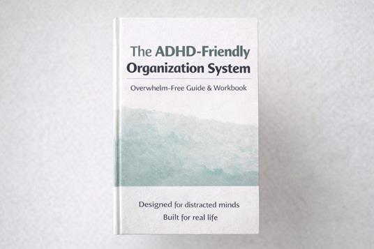 ADHD-Friendly Organization System | Overwhelm-Free Guide and Workbook | Simple Routines and Home Reset