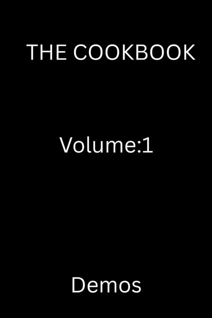 The Cookbook Vol. 1