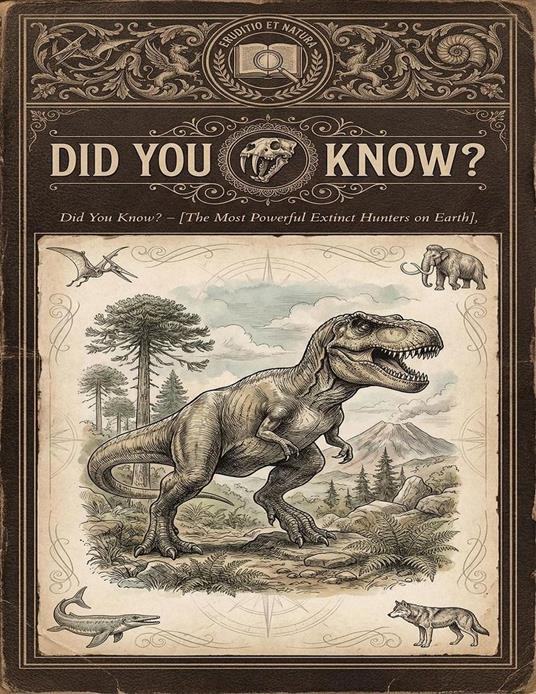 Did You Know? The Most Powerful Extinct Hunters on Earth - shofan - ebook