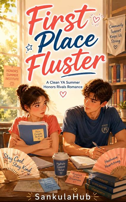 First Place Fluster: A Clean YA Summer Honors Rivals Romance - SankulaHub - ebook
