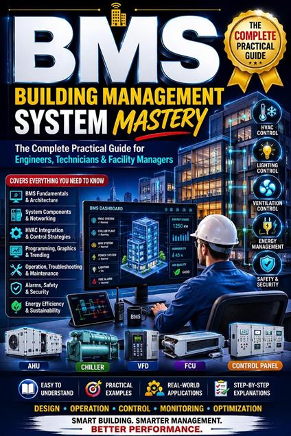 Building Management System (BMS) Mastery The Complete Practical Guide for Engineers, Technicians & Facility Managers