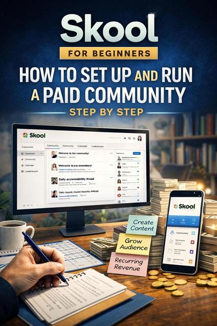 Skool for Beginners: How to Set Up and Run a Paid Community Step by Step