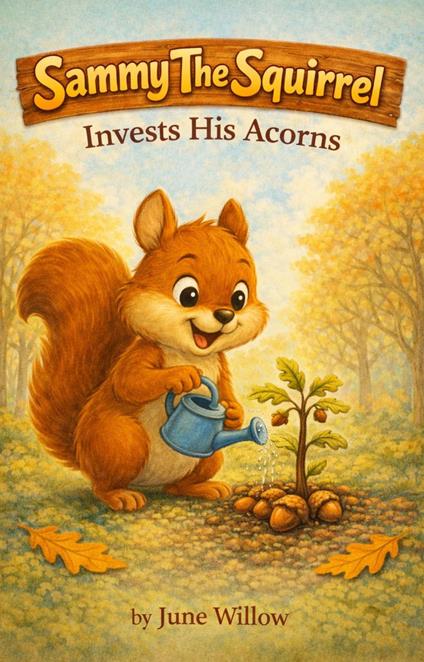 Sammy The Squirrel Invests His Acorns - June Willow - ebook