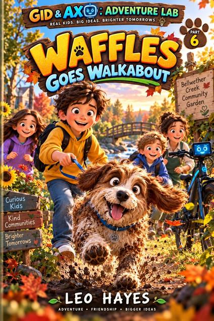 WAFFLES GOES WALKABOUT - LEO HAYES - ebook