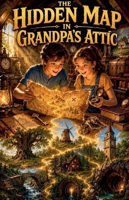 The Hidden Map in Grandpa's Attic - Caleb Morgan - cover