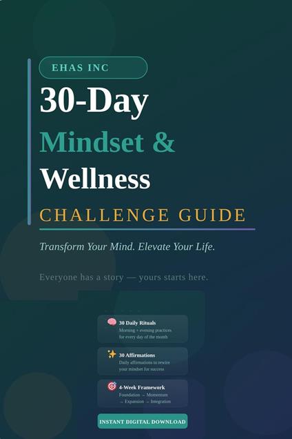 30-Day Mindset & Wellness Challenge Guide