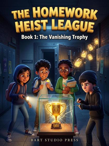 The Homework Heist League : Book 1: The Vanishing Trophy - BART STUDIO PRESS - ebook