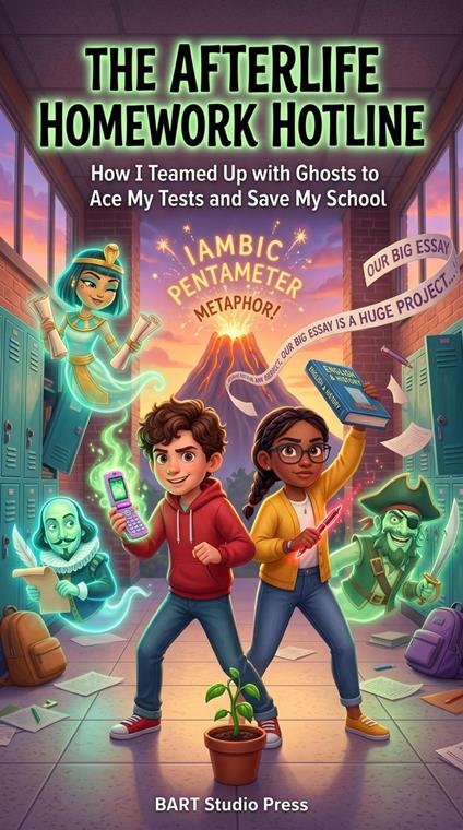 The Afterlife Homework Hotline : How I Teamed Up with Ghosts to Ace My Tests and Save My School - BART STUDIO PRESS - ebook