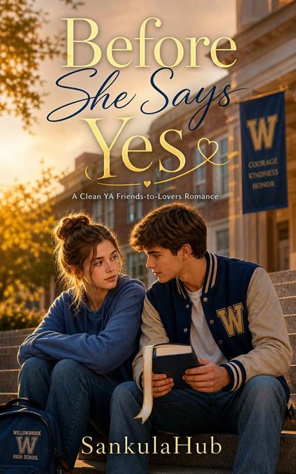 Before She Says Yes: A Clean YA Friends-to-Lovers Romance - SankulaHub - ebook
