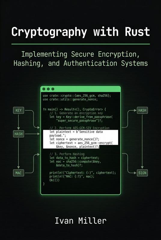 Cryptography with Rust: Implementing Secure Encryption, Hashing, and Authentication Systems
