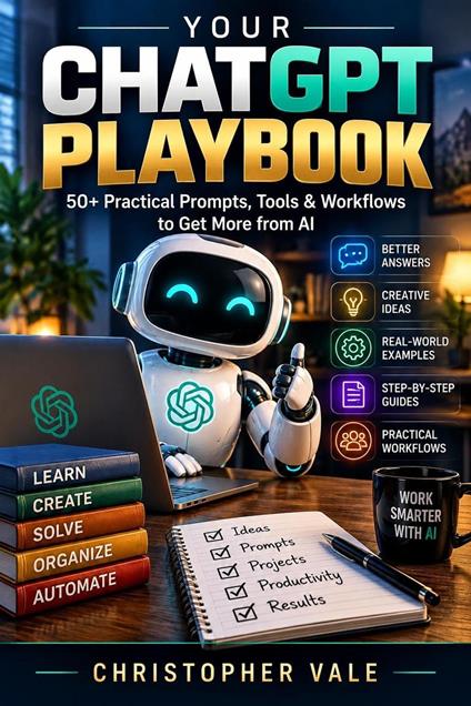 ChatGPT Playbook: 50+ Practical Prompts, Tools & Workflows to Get More from Ai