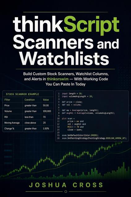 thinkScript Scanners and Watchlists