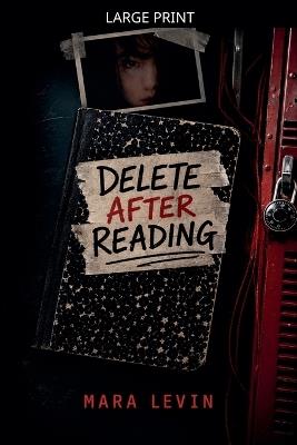 Delete After Reading - Mara Levin - cover