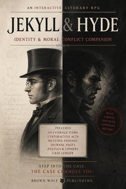 Jekyll & Hyde: The Divided Self Investigation- A Book-Only Literary RPG of Identity, Evidence, and Moral Choice