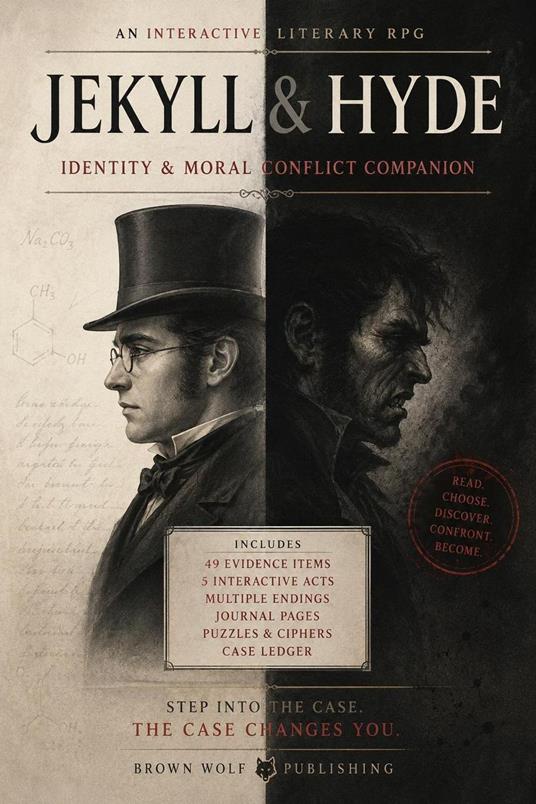 Jekyll & Hyde: The Divided Self Investigation- A Book-Only Literary RPG of Identity, Evidence, and Moral Choice