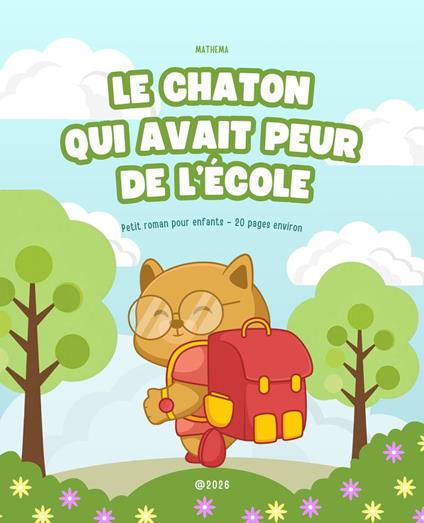 Le Chaton Qui Avait Peur de l’École - Mathema - ebook