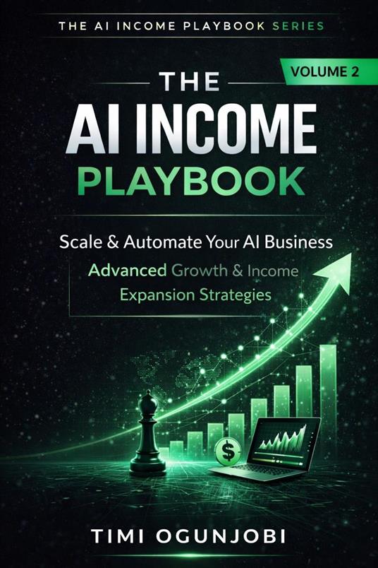 THE AI INCOME PLAYBOOK: Scale & Automate Your AI Business: Advanced Growth & Income Expansion Strategies (50+ Ways to Make MORE Money with 50 AI Tools, Volume II)