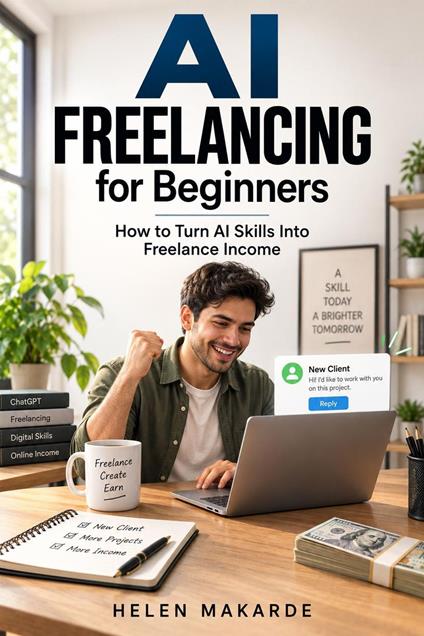 AI Freelancing for Beginners : How to Turn AI Skills Into a Realistic Online Side Hustle, Find Your First Clients