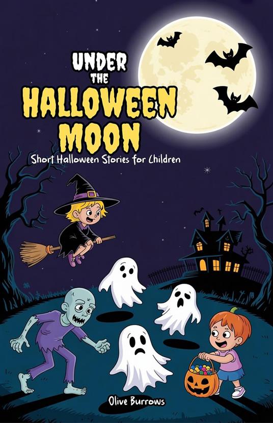 Under the Halloween Moon: Short Halloween Stories for Children - Olive Burrows - ebook