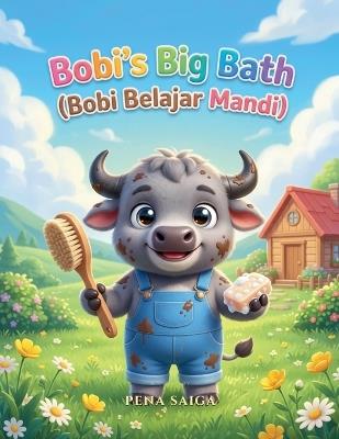 Bobi's Big Bath - Bobi Belajar Mandi: Bilingual English - Indonesian Children's Story: Learning to Bathe Independently - Pena Saiga - cover