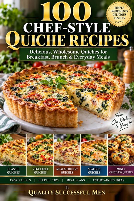 100 CHEF-STYLE QUICHE RECIPES