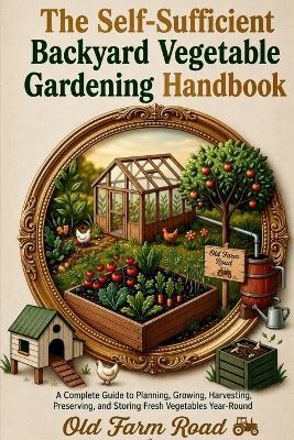 The Self-Sufficient Backyard Vegetable Gardening Handbook: A Complete Guide to Planning, Growing, Harvesting, Preserving and Storing Fresh Vegetables Year-Round - Old Farm Road - cover