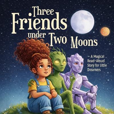 Three Friends Under Two Moons: A Magical Read-Aloud Story for Little Dreamers, A Heartwarming Bedtime Story for Kids Ages 4-8 - Kavz Publication - cover