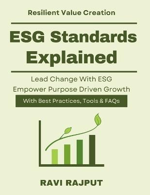 ESG Standards Explained: Best Practices for ESG Reporting Business sustainability standards ESG measurement and metrics Governance risk and ESG impact Sustainable business transformation ISO - Ravi Rajput - cover
