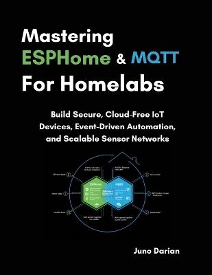 Mastering ESPHome and MQTT for Homelabs: Build Secure, Cloud-Free IoT Devices, Event-Driven Automation, and Scalable Sensor Networks - Juno Darian - cover