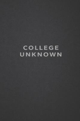 College Unknown - Troy Aikins - cover