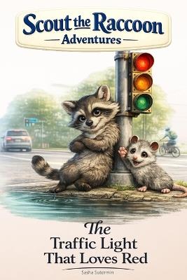 The Traffic Light That Loves Red: Scout the Raccoon Adventures - An interactive power to choose adventure where you say which way the story goes, as every choice helps shape your own ending - Sasha Sutormin - cover