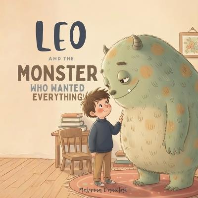 Leo and the Monster Who Wanted Everything: A Calming Bedtime Story for Overwhelmed Kids About Slowing Down - Malwina Danielak - cover