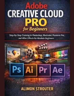 Adobe Creative Cloud Pro for Beginners: Step-by-Step Training in Photoshop, Illustrator, Premiere Pro, and After Effects for Absolute Beginners - Alimon Strouter - cover