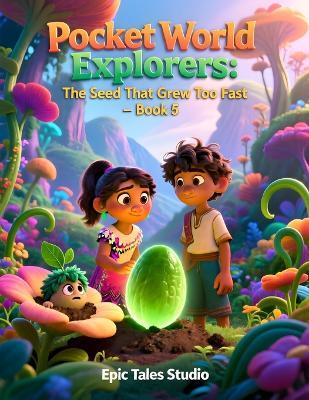 Pocket World Explorers: The Seed That Grew Too Fast - Book 5: A Magical Adventure Story About Balance, Growth, and Teamwork - Epic Tales Studio - cover